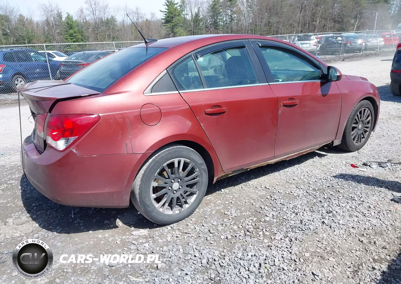 2012 Chevrolet Cruze Eco VIN:1G1PK5SC8C7205292 - 4