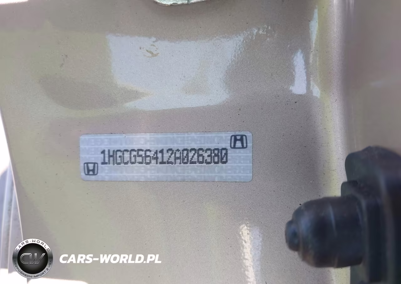 2002 Honda Accord 2.3 Lx VIN:1HGCG56412A026380 - 9