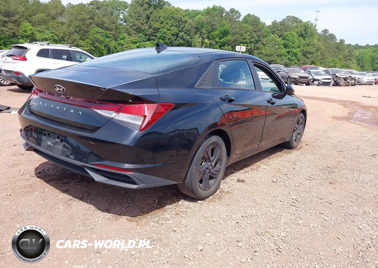 2021 Hyundai Elantra Sel VIN:KMHLS4AG1MU134987 - 4