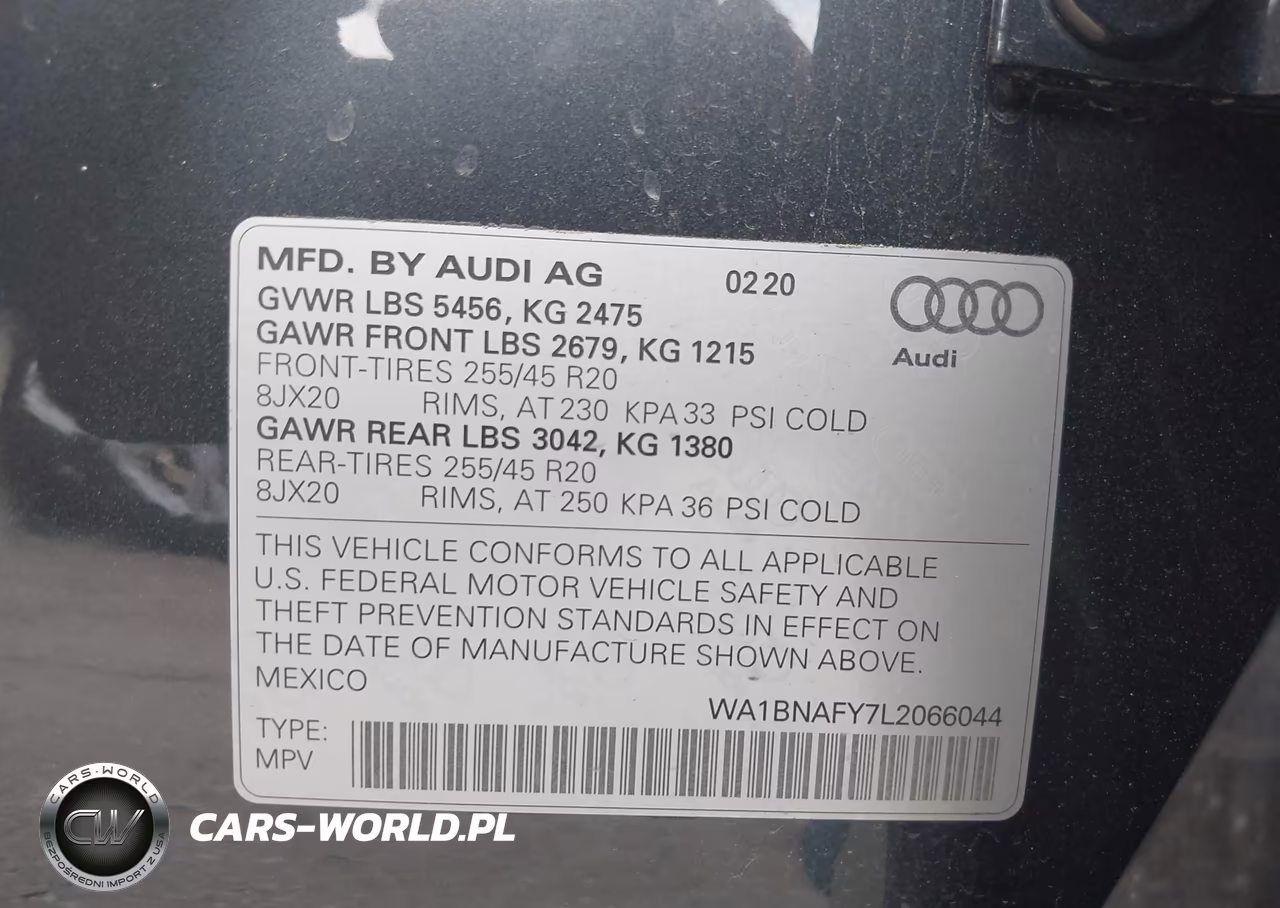 2020 Audi Q5 Premium Plus 45 Tfsi Quattro S Tronic VIN:WA1BNAFY7L2066044 - 9