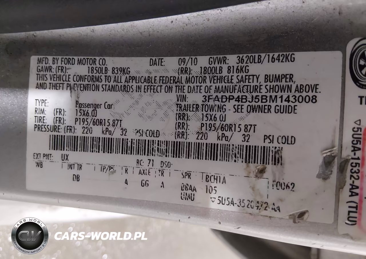 2011 Ford Fiesta Se VIN:3FADP4BJ5BM143008 - 9