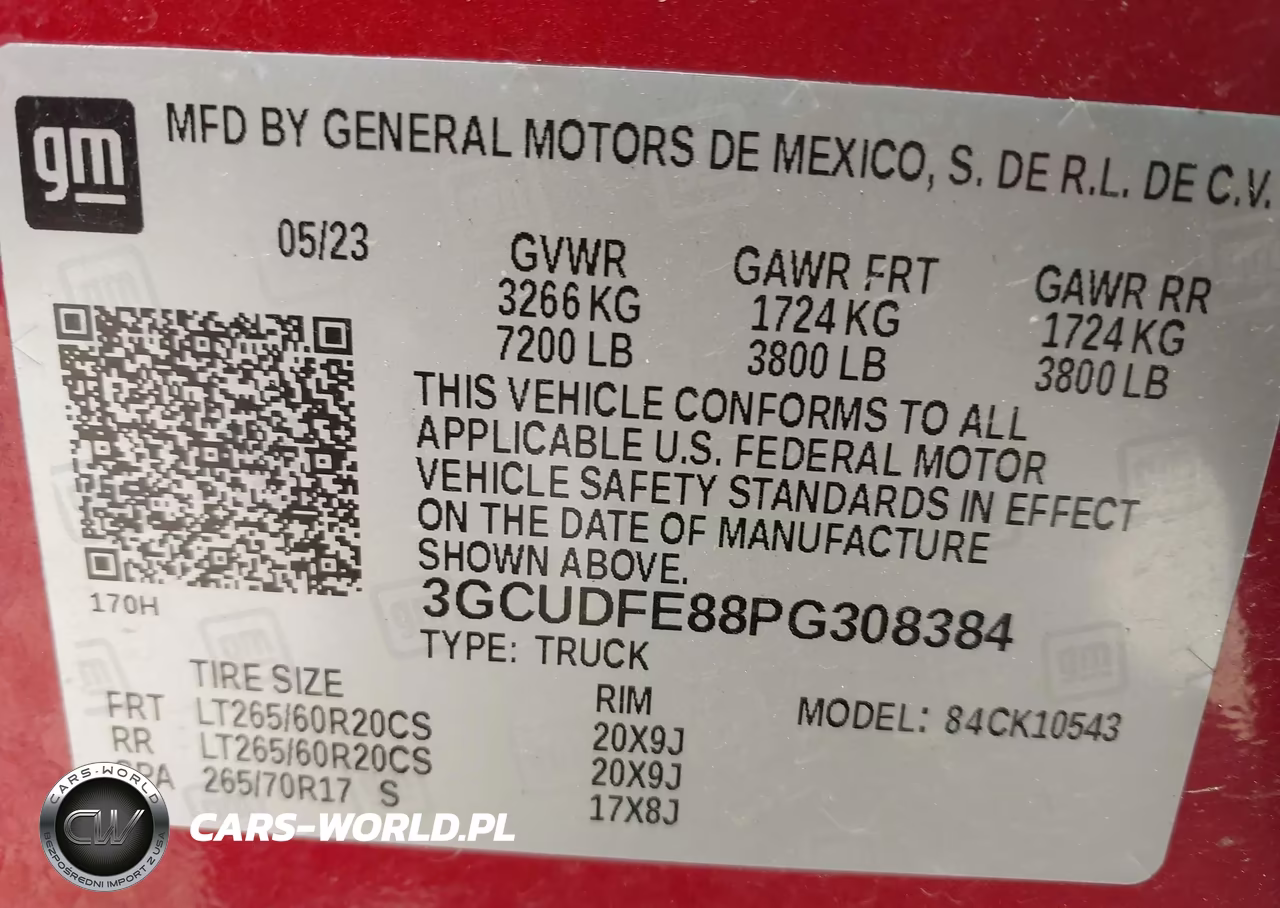 2023 Chevrolet Silverado 1500 4Wd Short Bed Lt Trail Boss VIN:3GCUDFE88PG308384 - 9