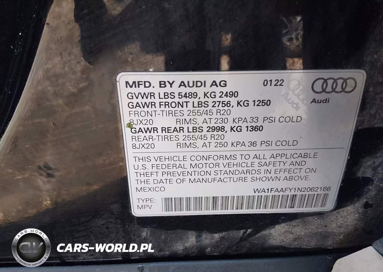 2022 Audi Q5 Prestige 45 Tfsi S Line Quattro S Tronic VIN:WA1FAAFY1N2062166 - 9