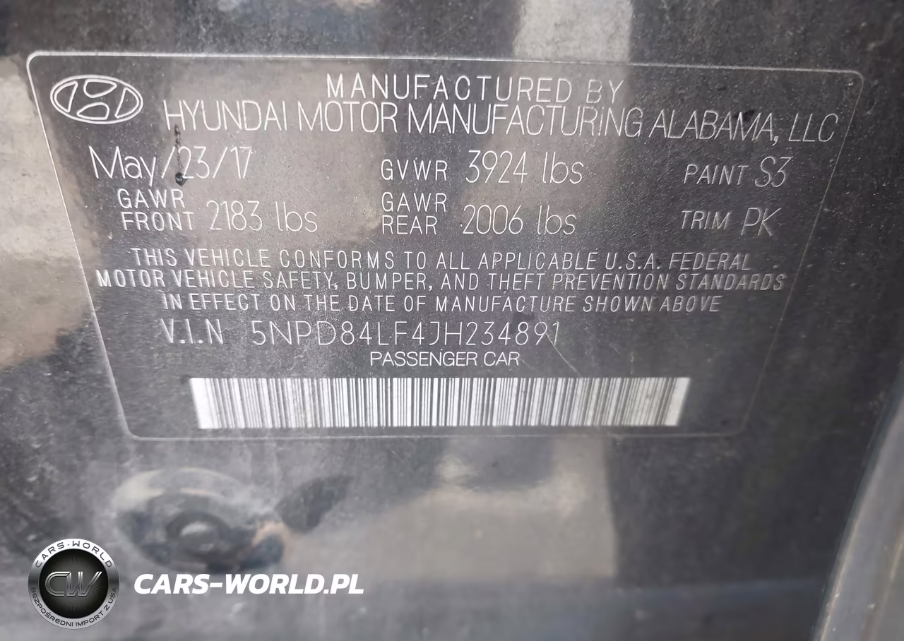 2018 Hyundai Elantra Sel VIN:5NPD84LF4JH234891 - 9