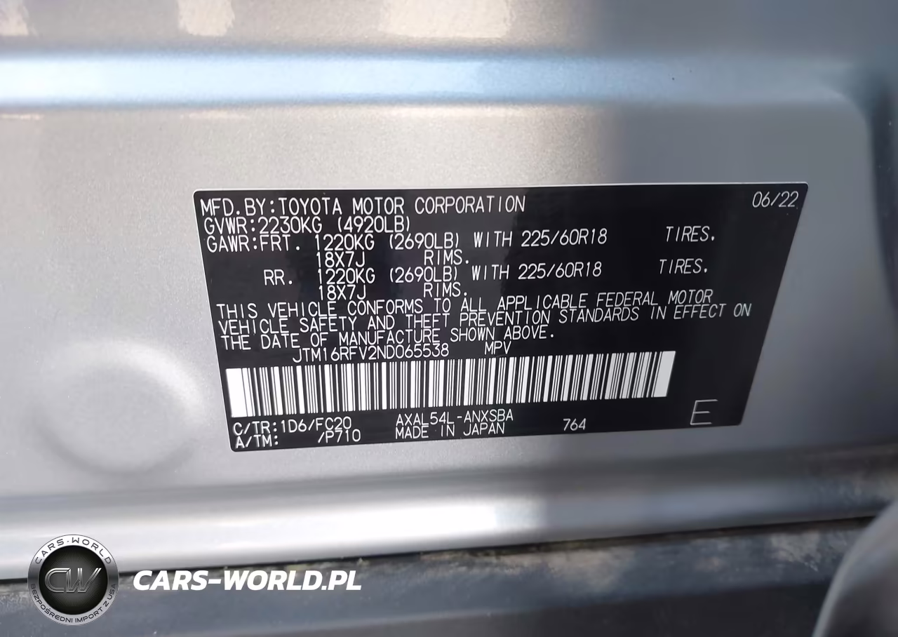 2022 Toyota Rav4 Hybrid Se VIN:JTM16RFV2ND065538 - 9