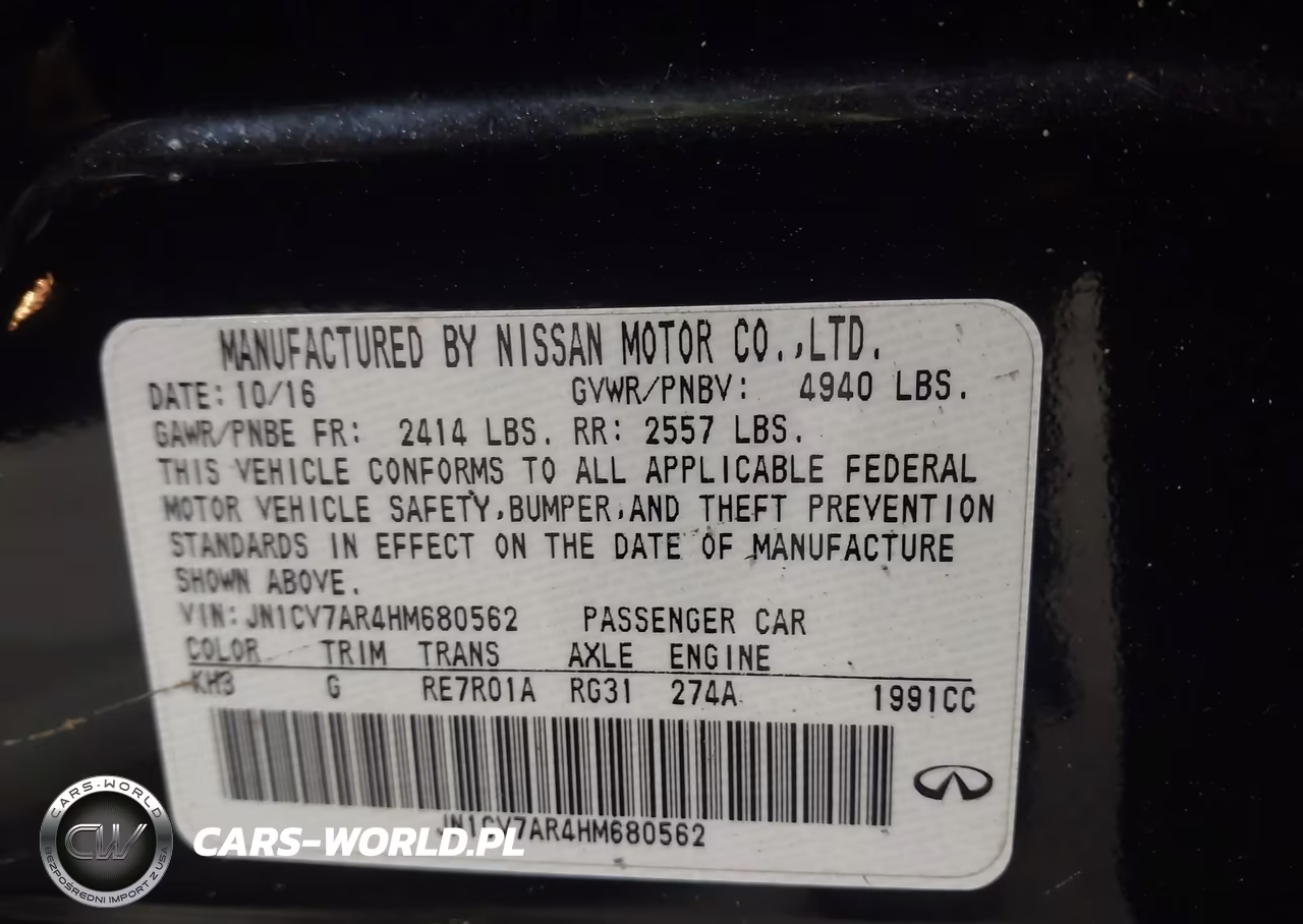 2017 Infiniti Q50 2.0T Sport VIN:JN1CV7AR4HM680562 - 9