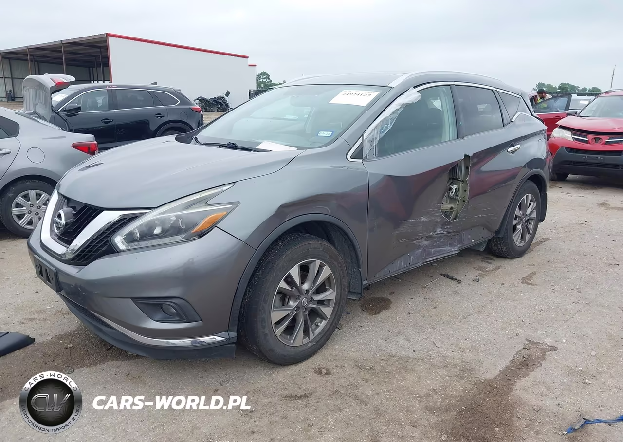 2018 Nissan Murano Sl VIN:5N1AZ2MH3JN138525 - 2
