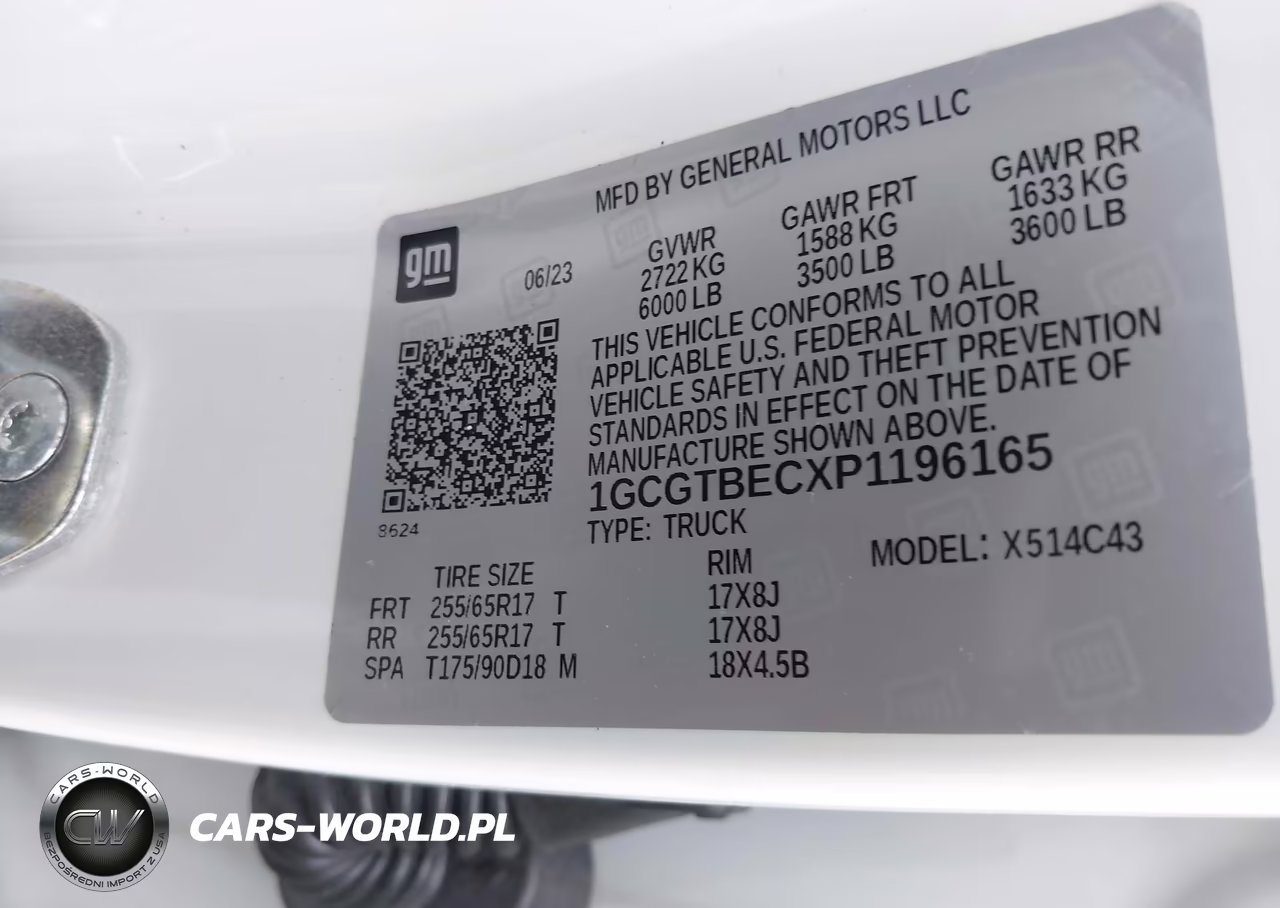 2023 Chevrolet Colorado 4Wd Short Box Wt VIN:1GCGTBECXP1196165 - 9