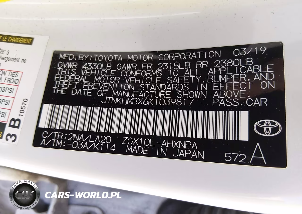 2019 Toyota C-Hr Limited VIN:JTNKHMBX6K1039817 - 9