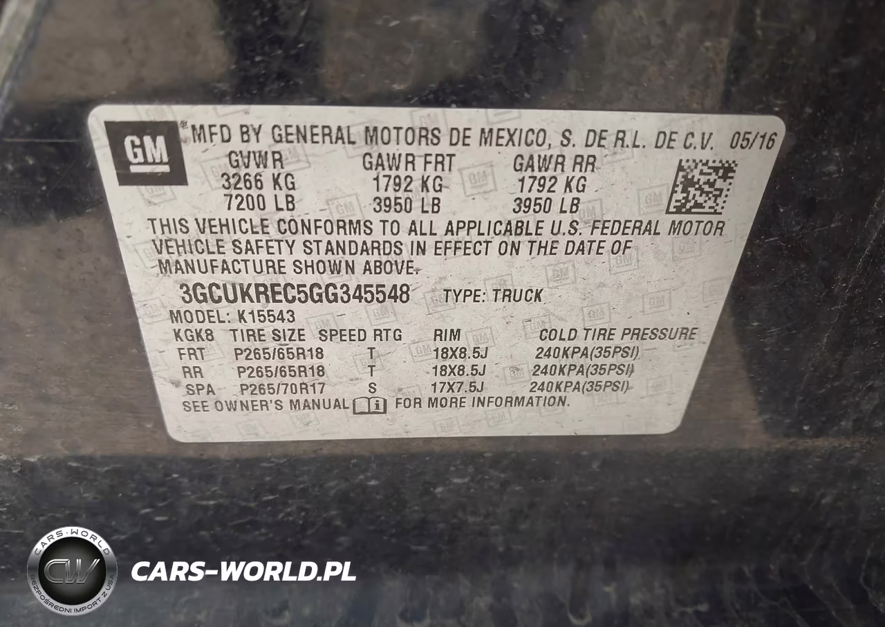 2016 Chevrolet Silverado 1500 1Lt VIN:3GCUKREC5GG345548 - 9