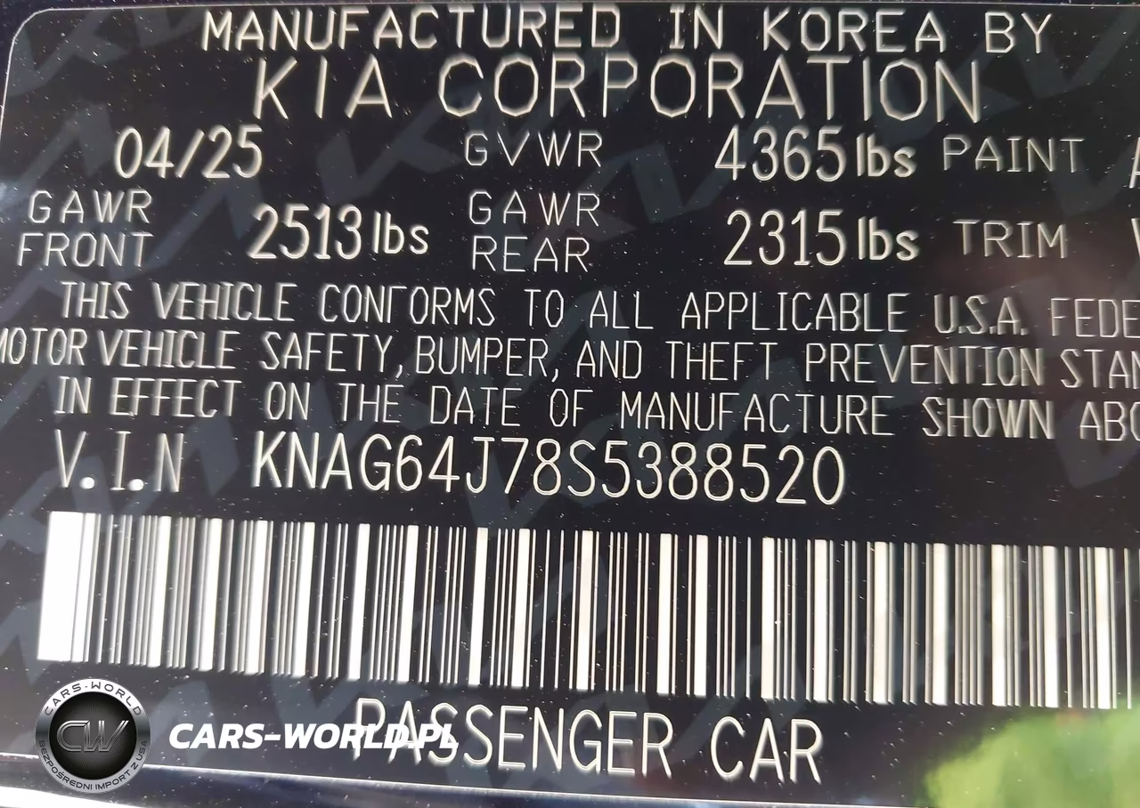 2025 Kia K5 Gt-Line VIN:KNAG64J78S5388520 - 9