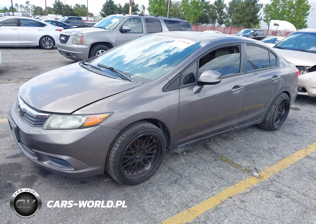 2012 Honda Civic Ex VIN:19XFB2F88CE307103 - 2