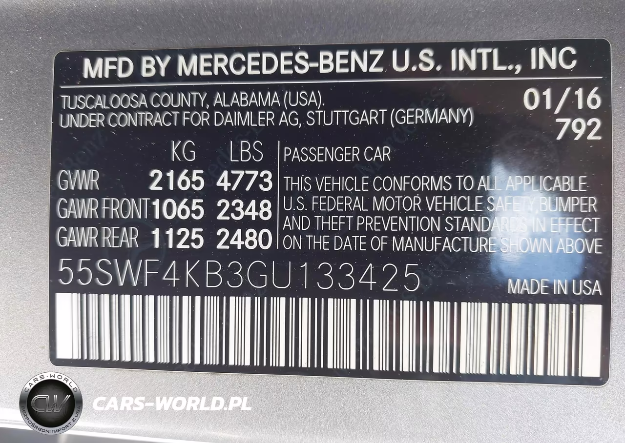 2016 Mercedes-Benz C 300 4Matic VIN:55SWF4KB3GU133425 - 9