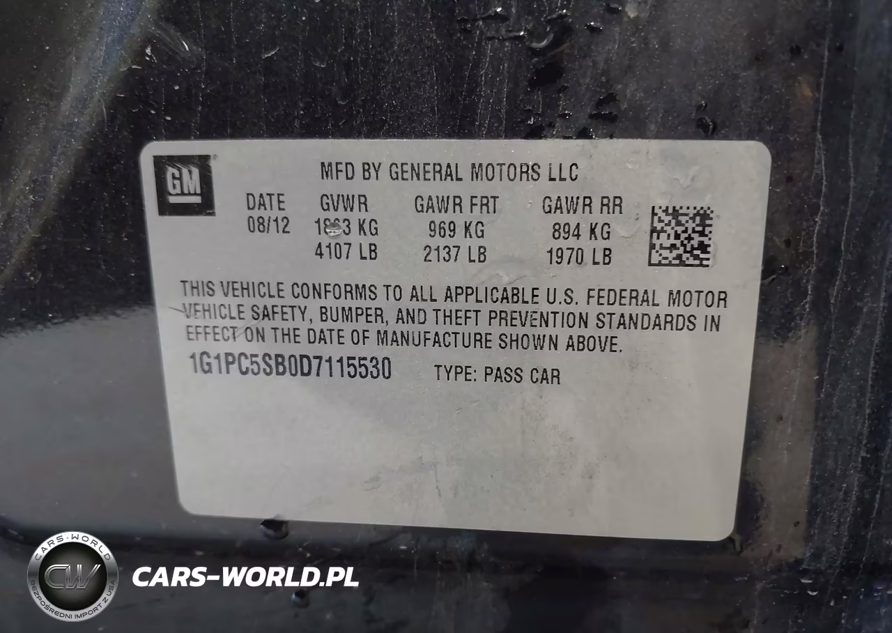 2013 Chevrolet Cruze 1Lt Auto VIN:1G1PC5SB0D7115530 - 9