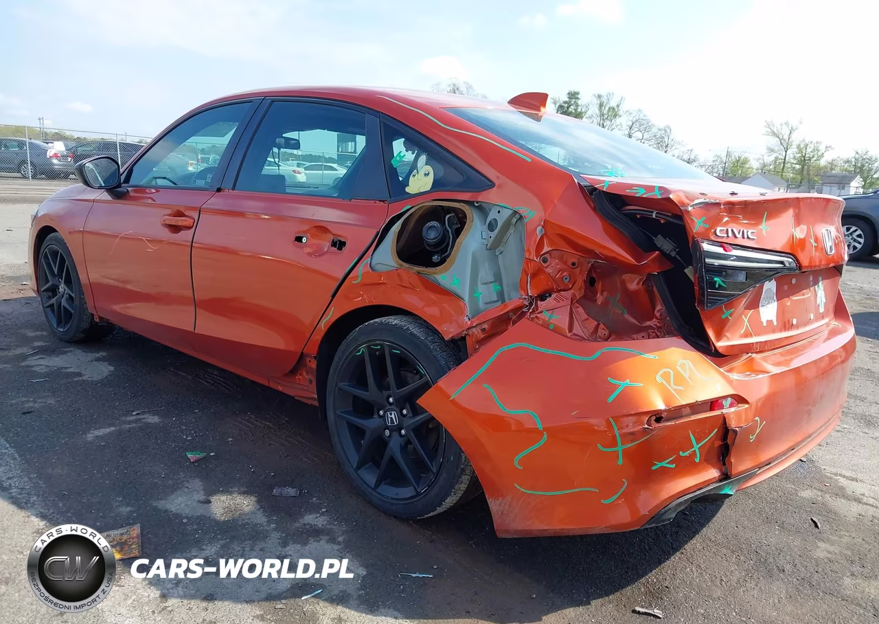 2022 Honda Civic Si Sedan VIN:2HGFE1E55NH476772 - 3