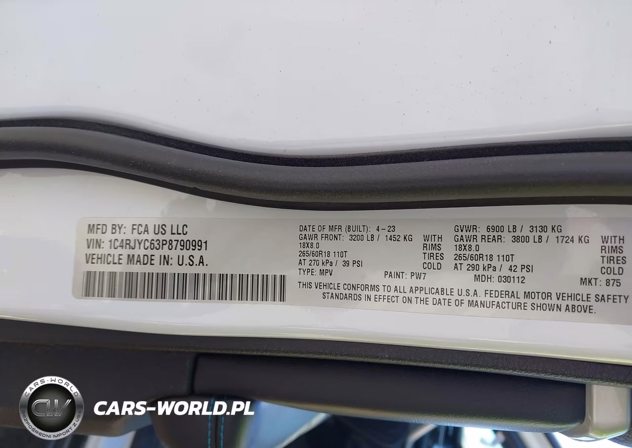 2023 Jeep Grand Cherokee 4Xe Trailhawk VIN:1C4RJYC63P8790991 - 9