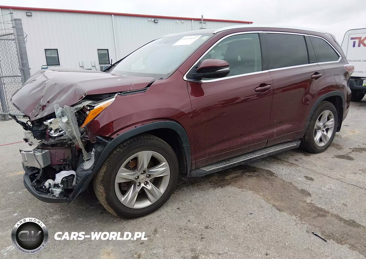 2014 Toyota Highlander Limited V6 VIN:5TDDKRFH1ES013955 - 2