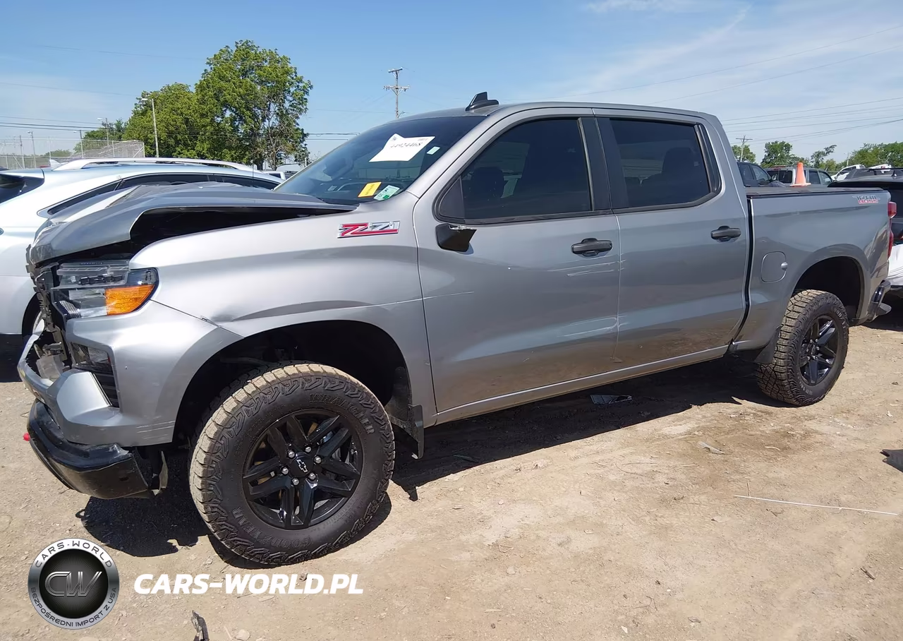 2025 Chevrolet Silverado 1500 4Wd Short Bed Custom Trail Boss VIN:3GCPKCEK9SG324177 - 2