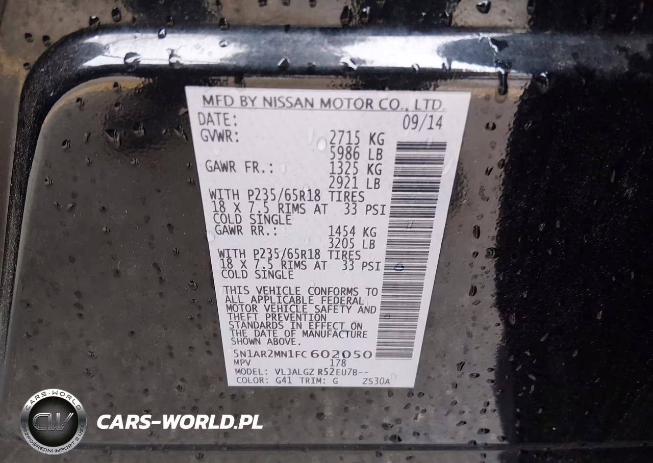 2015 NISSAN PATHFINDER S VIN:5N1AR2MN1FC602050 - 9