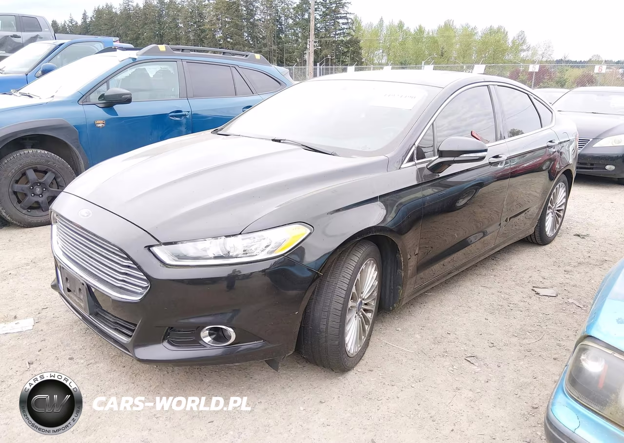 2014 Ford Fusion Titanium VIN:3FA6P0K90ER151743 - 2