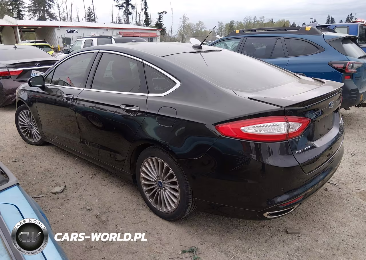 2014 Ford Fusion Titanium VIN:3FA6P0K90ER151743 - 3