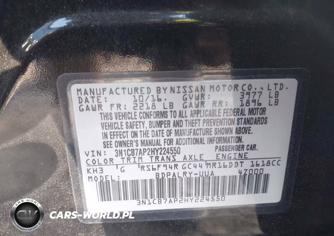 2017 Nissan Sentra Sr Turbo VIN:3N1CB7AP2HY224550 - 9