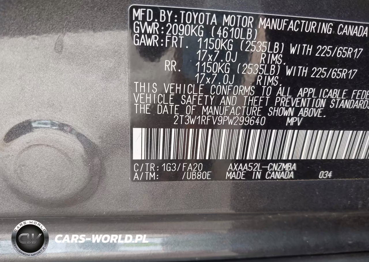 2023 Toyota Rav4 Xle VIN:2T3W1RFV9PW299640 - 9