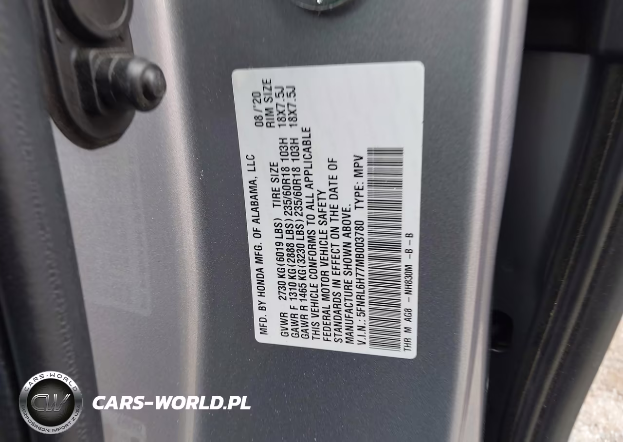 2021 Honda Odyssey Ex-L VIN:5FNRL6H77MB003780 - 9
