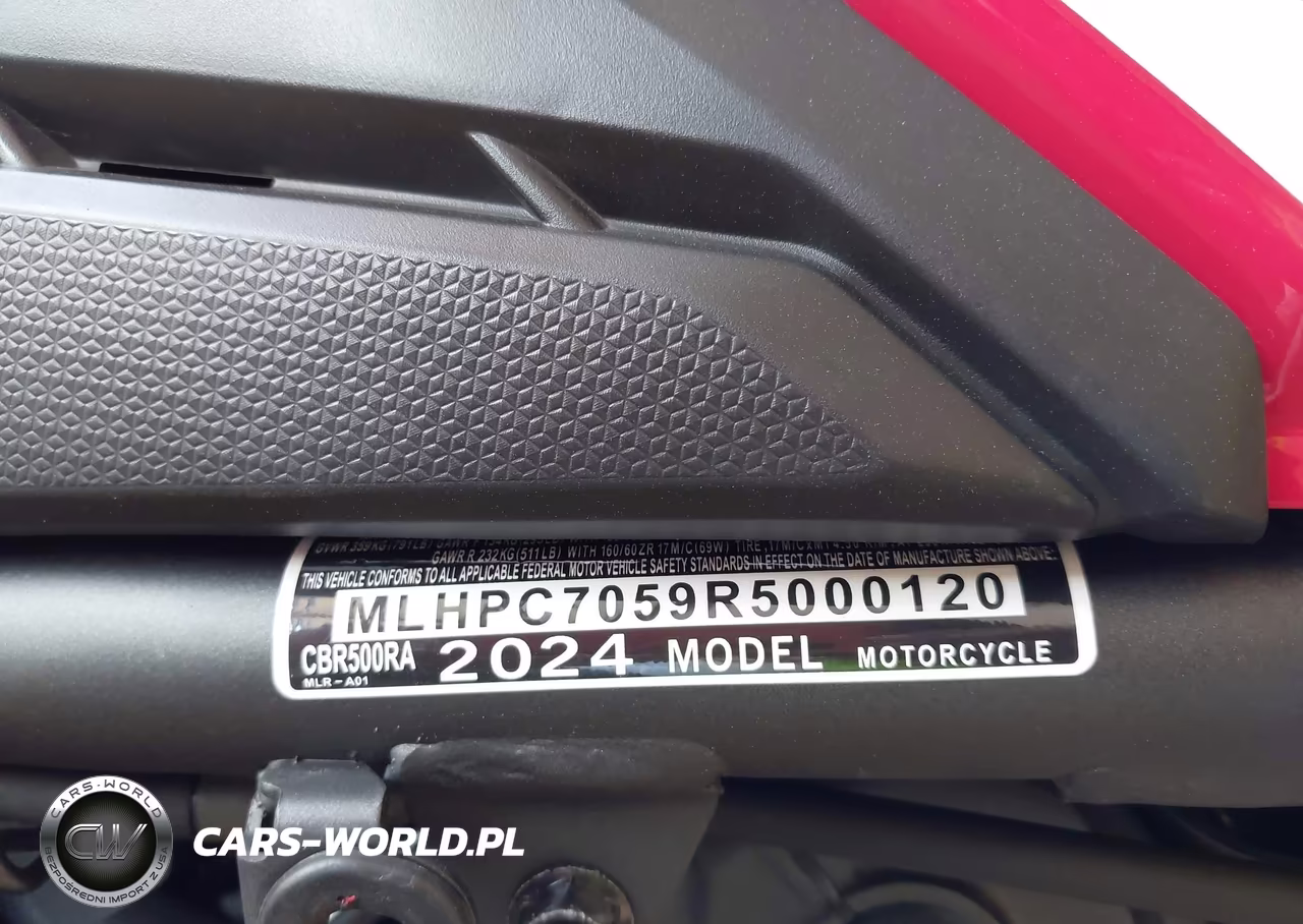 2024 Honda Cbr500 Ra VIN:MLHPC7059R5000120 - 10