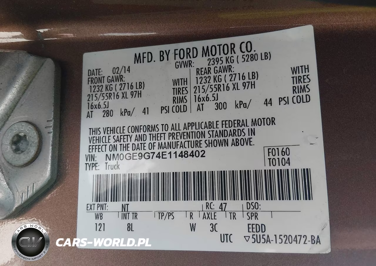 2014 Ford Transit Connect Titanium VIN:NM0GE9G74E1148402 - 9