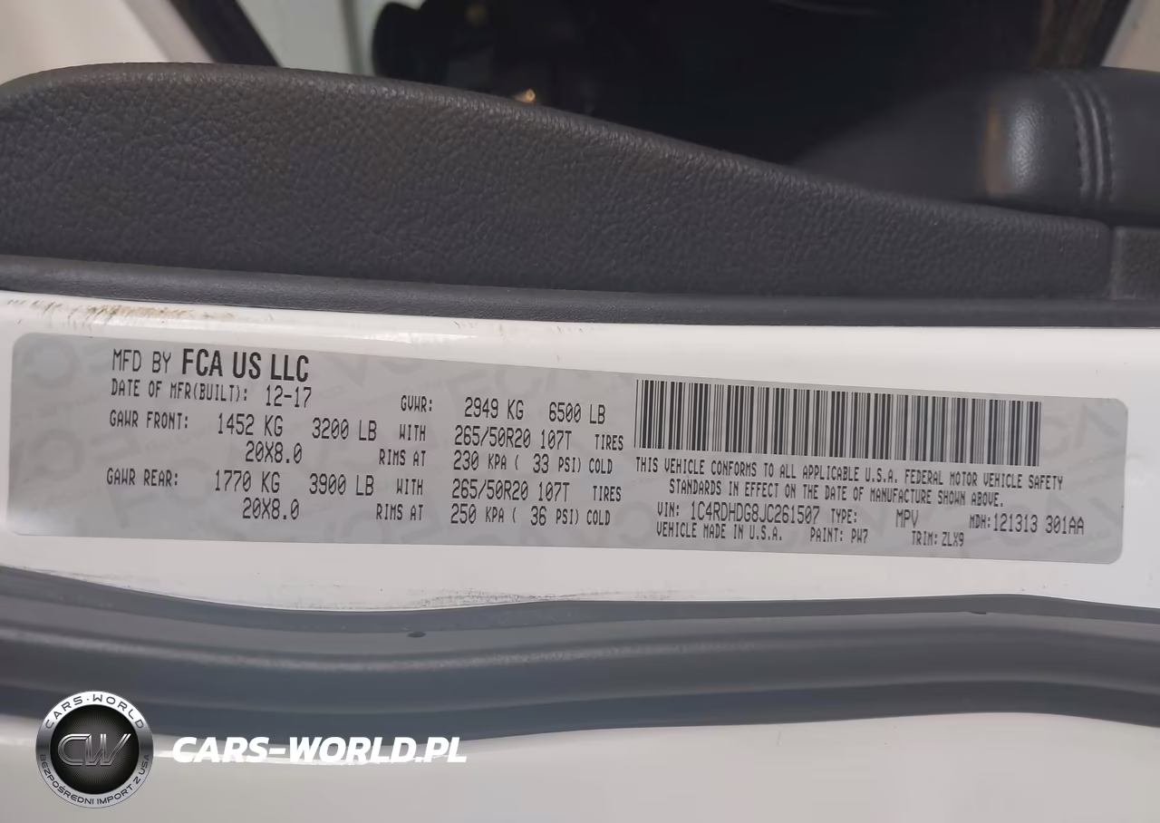 2018 Dodge Durango Gt Rwd VIN:1C4RDHDG8JC261507 - 9