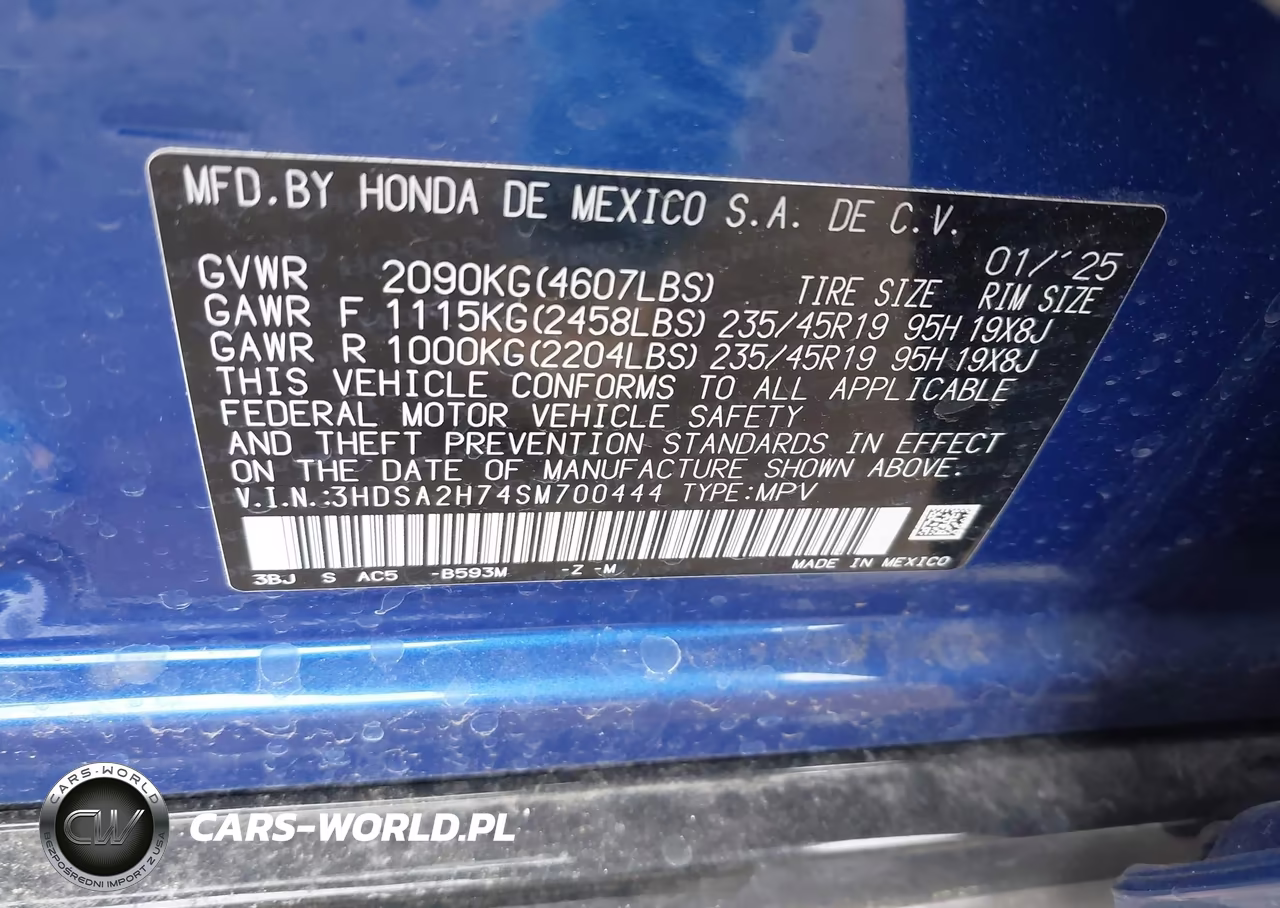 2025 Acura Adx A-Spec With Advance VIN:3HDSA2H74SM700444 - 9