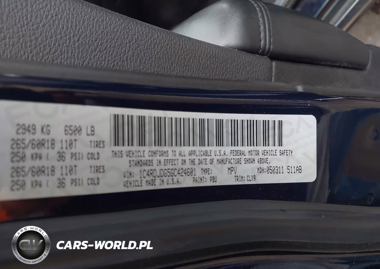 2016 Dodge Durango Limited VIN:1C4RDJDG5GC424601 - 9