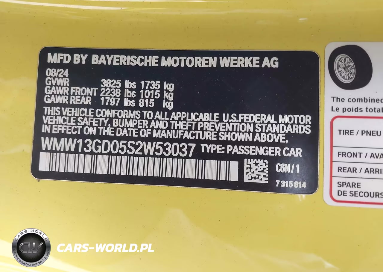 2025 Mini Hardtop Cooper VIN:WMW13GD05S2W53037 - 9