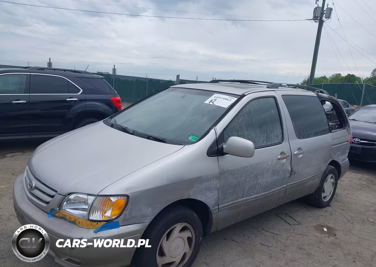 2001 Toyota Sienna Xle VIN:4T3ZF13C21U408787 - 2