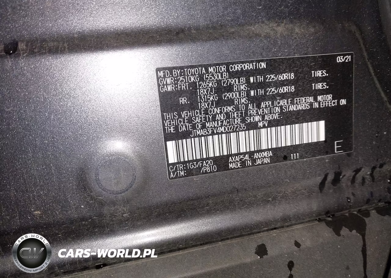 2021 Toyota Rav4 Prime Se VIN:JTMAB3FV4MD027235 - 9