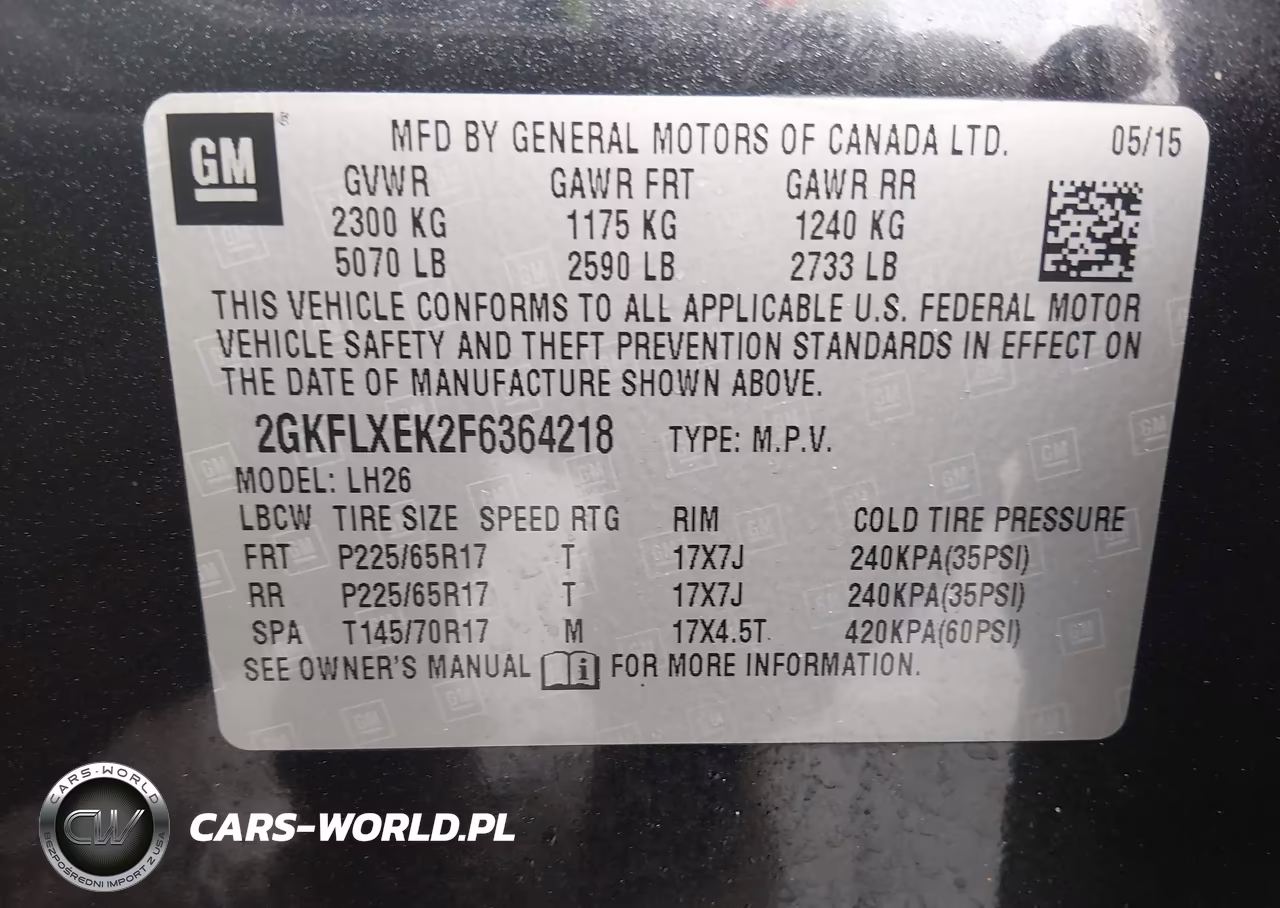 2015 GMC Terrain Slt-1 VIN:2GKFLXEK2F6364218 - 9