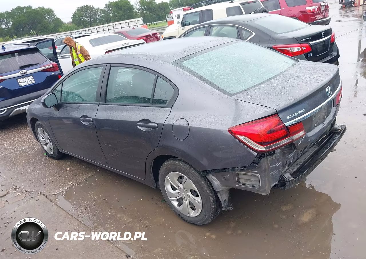 2015 Honda Civic Lx VIN:19XFB2F59FE272730 - 3