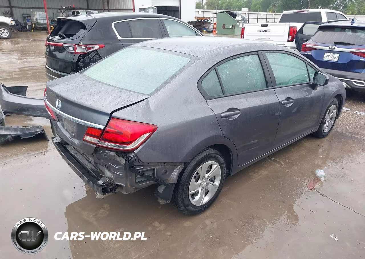2015 Honda Civic Lx VIN:19XFB2F59FE272730 - 4