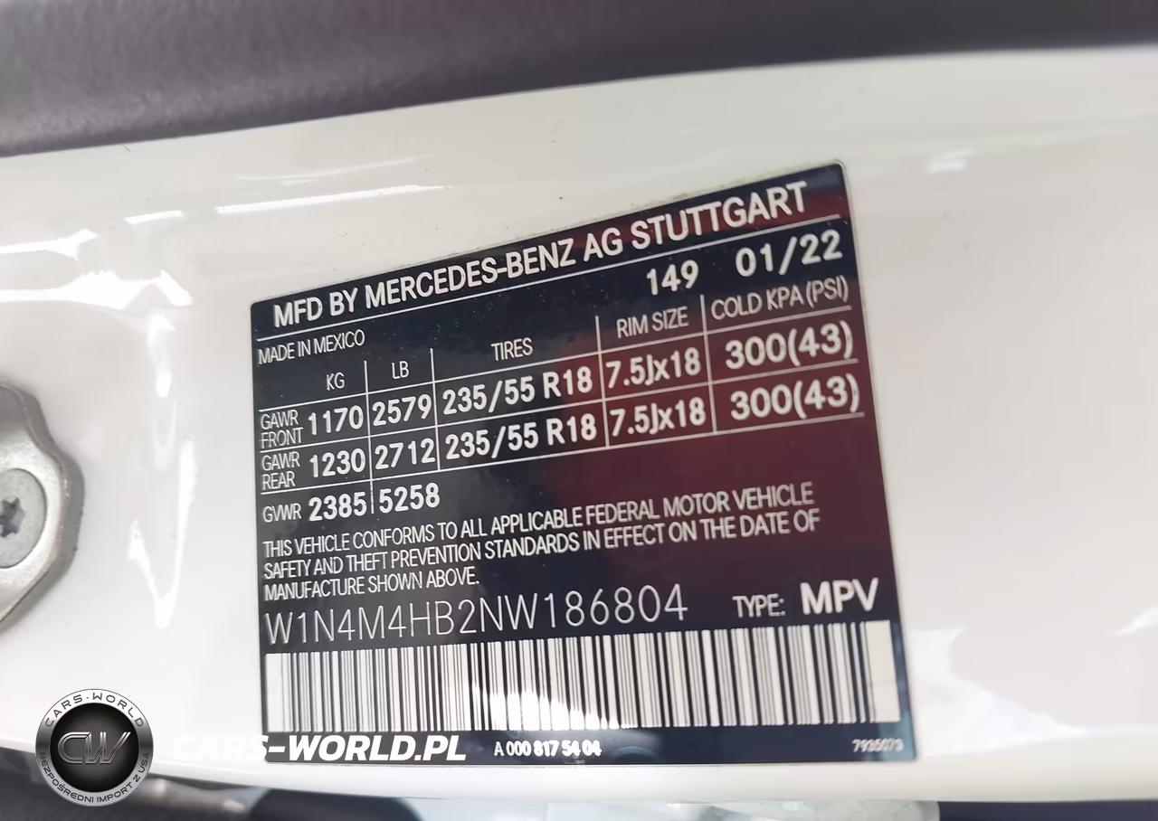 2022 Mercedes-Benz Glb 250 4Matic VIN:W1N4M4HB2NW186804 - 9