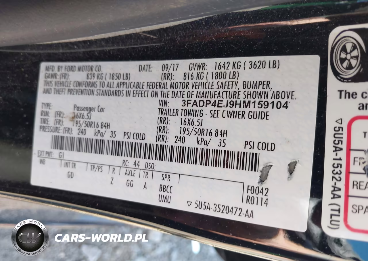2017 Ford Fiesta Se VIN:3FADP4EJ9HM159104 - 9