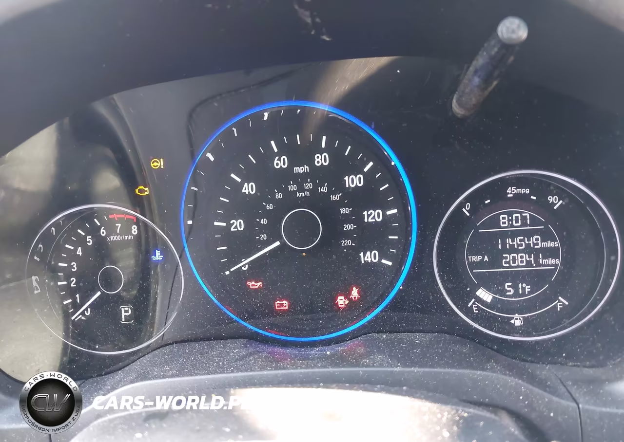 2022 Honda Hr-V Awd Lx VIN:3CZRU6H35NM763207 - 7