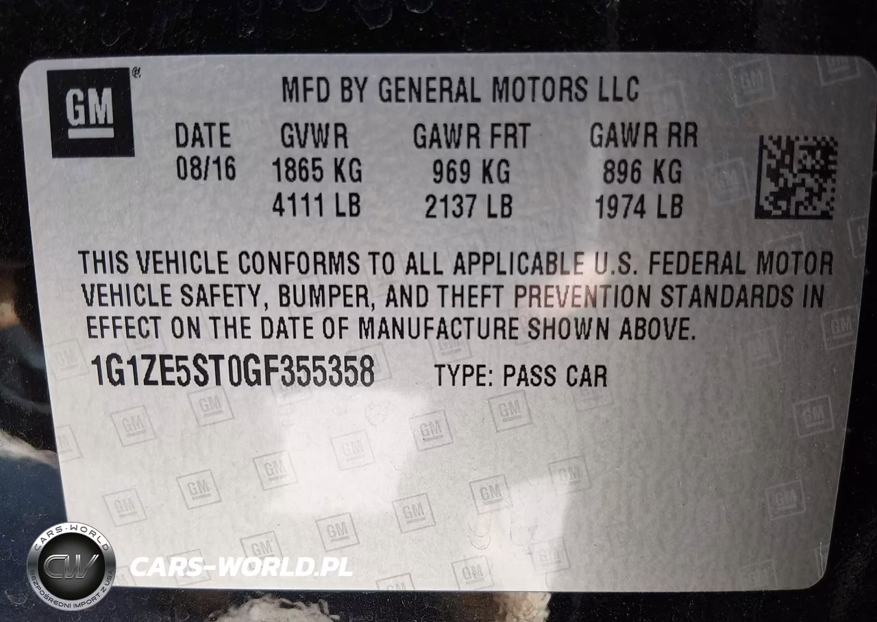 2016 Chevrolet Malibu 1Lt VIN:1G1ZE5ST0GF355358 - 9