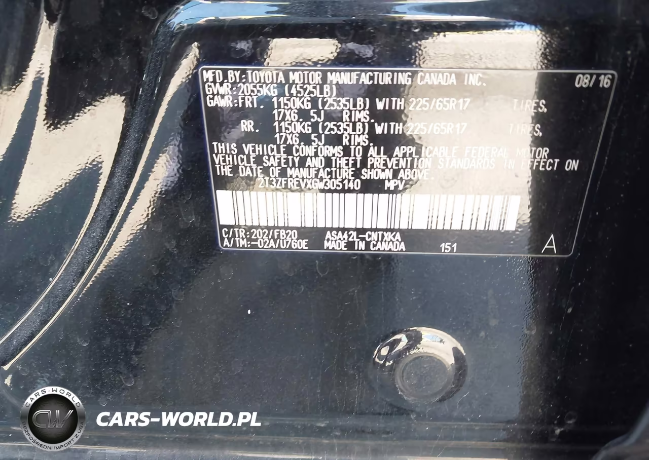 2016 Toyota Rav4 Le VIN:2T3ZFREVXGW305140 - 9