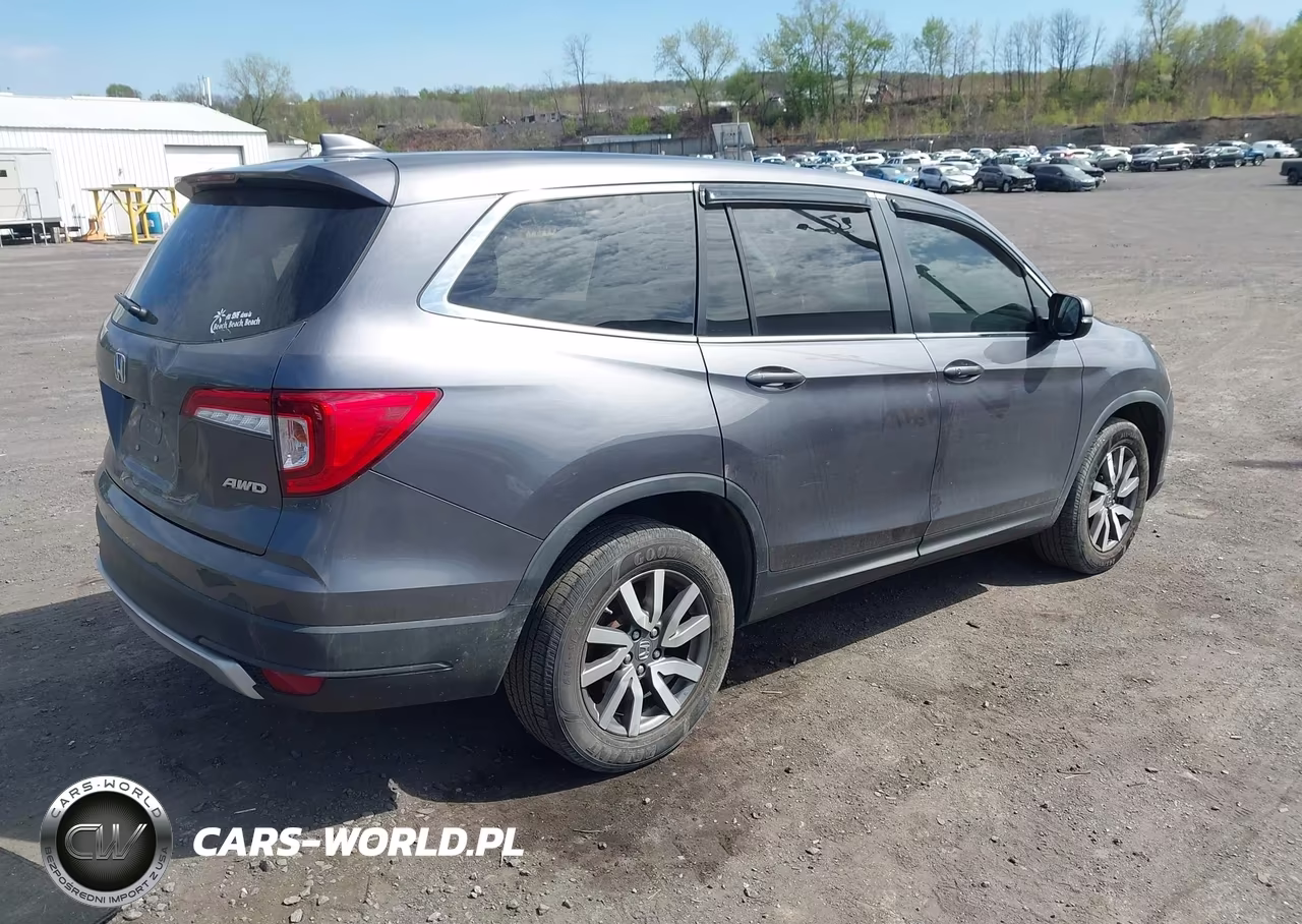 2019 Honda Pilot Ex-L VIN:5FNYF6H52KB059852 - 4