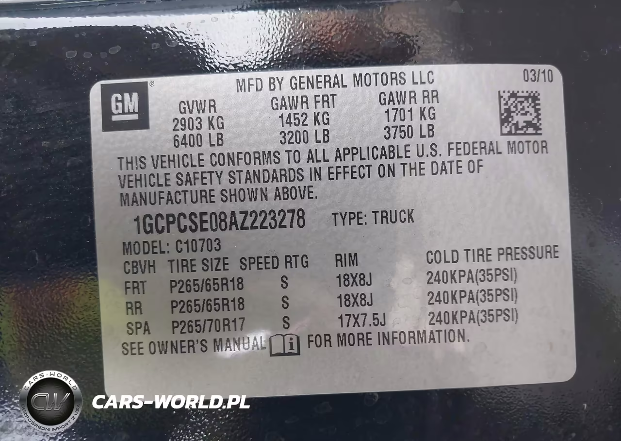 2010 Chevrolet Silverado 1500 Lt VIN:1GCPCSE08AZ223278 - 9