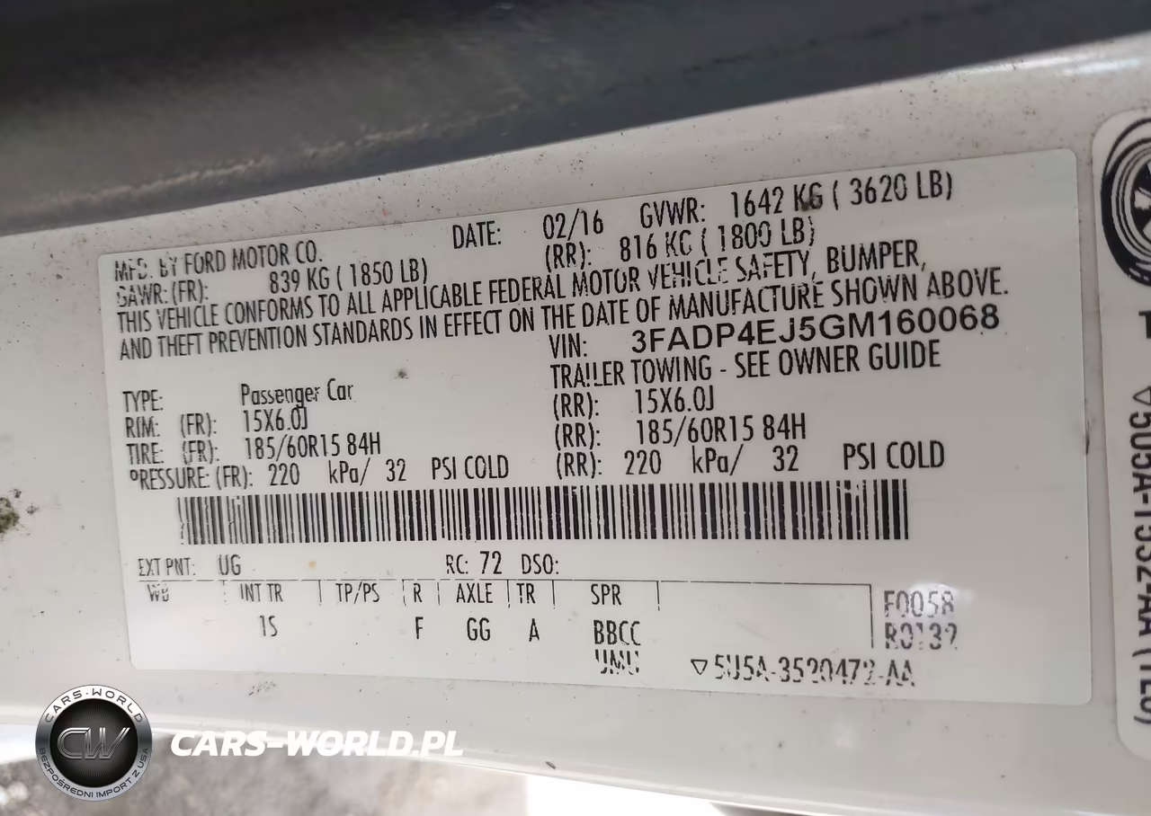 2016 Ford Fiesta Se VIN:3FADP4EJ5GM160068 - 9