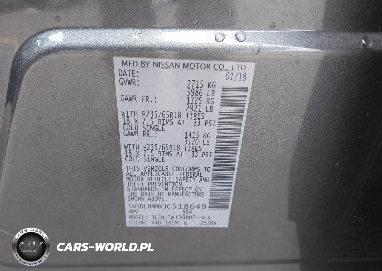 2018 Infiniti Qx60 VIN:5N1DL0MMXJC518649 - 9