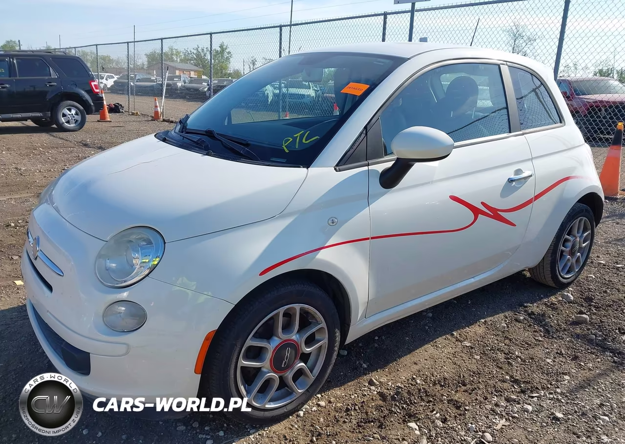 2013 Fiat 500 Pop VIN:3C3CFFAR9DT528743 - 2
