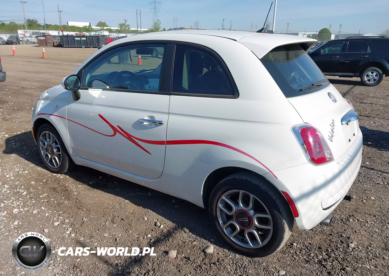 2013 Fiat 500 Pop VIN:3C3CFFAR9DT528743 - 3